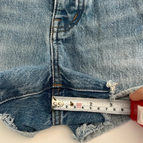 Madewell Relaxed cutoff  Denim Shorts in Homecrest Wash: size 30 coastal Cowgirl - Picture 13 of 13